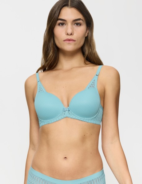 Biustonosz usztywniany Triumph Aura Spotlight T Whp silver blue