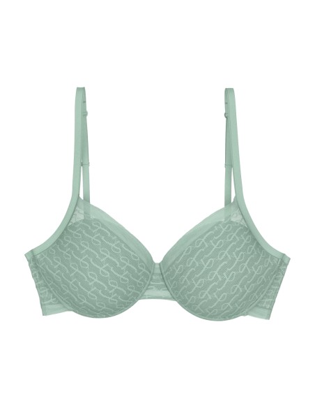 Biustonosz usztywniany Triumph Signature Sheer Whp Ex misty turquoise