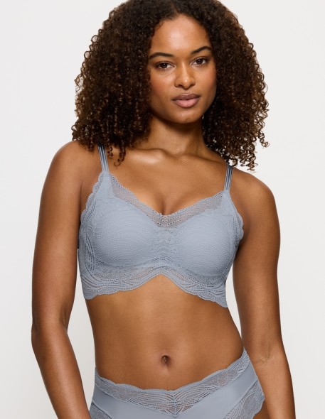 Lace bra Triumph Lift Smart P Ex eggshell blue