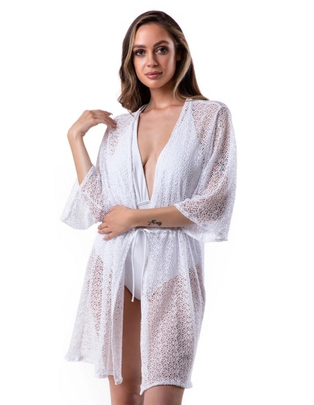 Ażurowa tunic plażowa pareo bedspread Primo