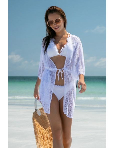Ażurowa tunika plażowa pareo narzutka Primo