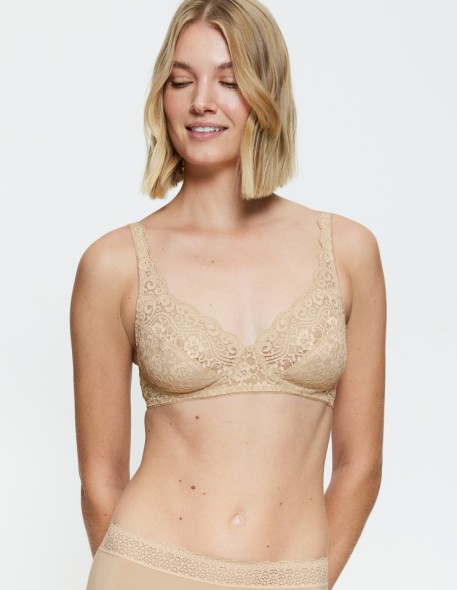 Biustonosz koronkowy Triumph Amourette N skin