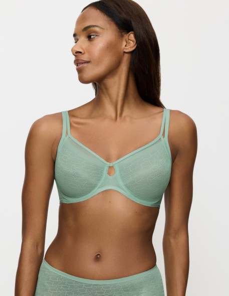 Biustonosz minimizer Triumph Signature Sheer W01 Ex misty turquoise