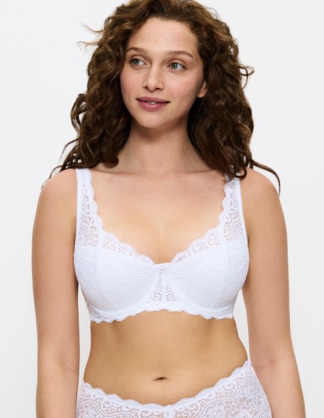 Lace bra Triumph Amourette Whp white