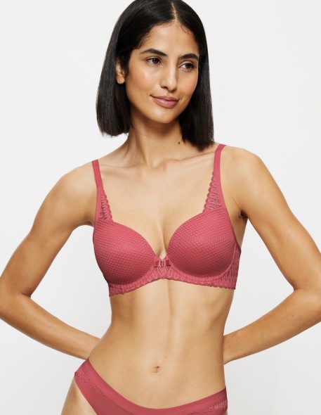 Biustonosz usztywniany Triumph Aura Spotlight T Whp strawberry allure