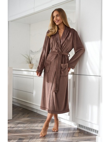 Szlafrok l&l 2510 aura długi s-xl damski L_L