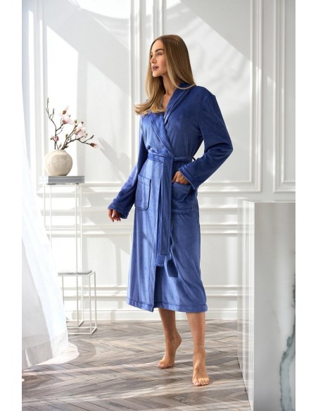 Szlafrok l&l 2510 aura długi s-xl damski L_L