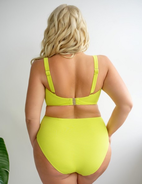 Figi kąpielowe damskie z wysokim stanem...