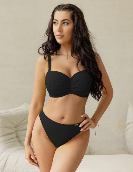 Figi kąpielowe Krisline Lemon czarny 