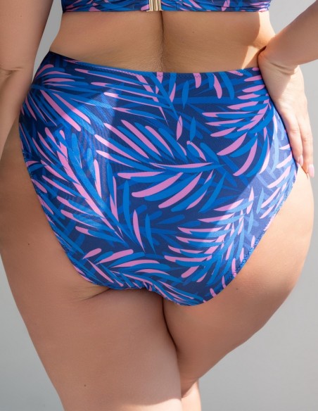 Figi kąpielowe damskie z wysokim stanem Krisline Hawai 