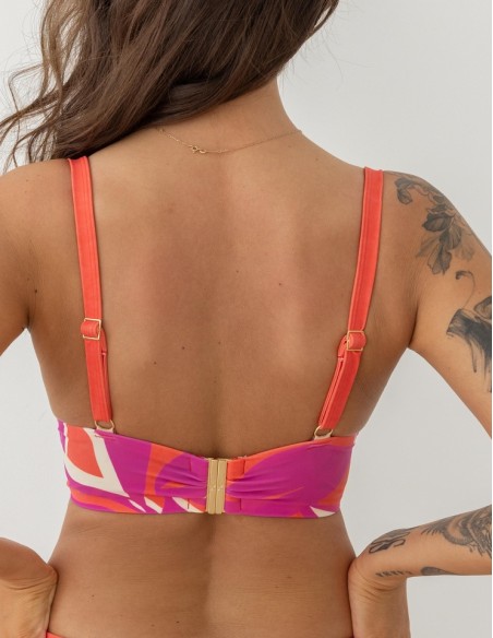 Bra bathing push up brassiere Krisline Twist