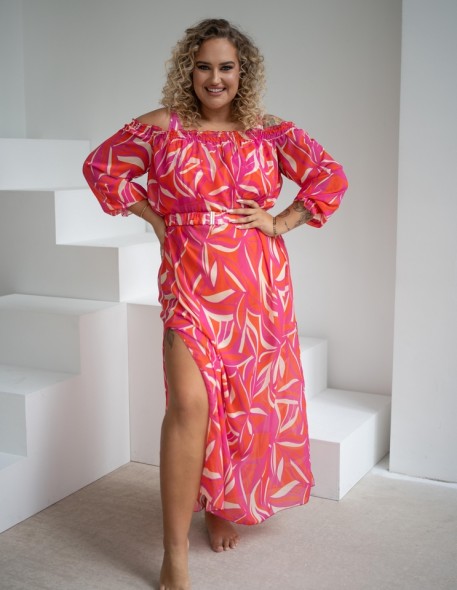 Sukienka plażowa pareo Krisline Twist, długa