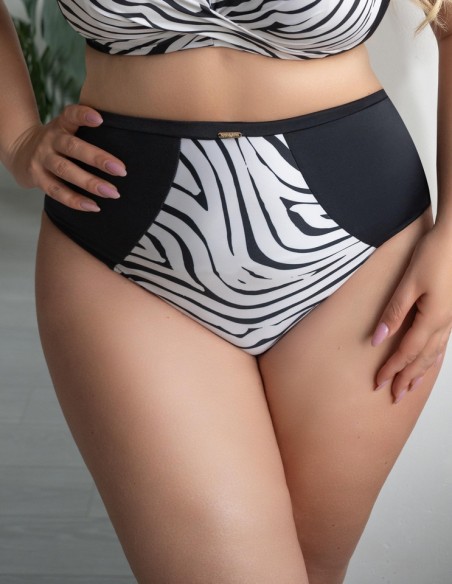 Briefs swim women's with wysokim stanem Krisline Tropea