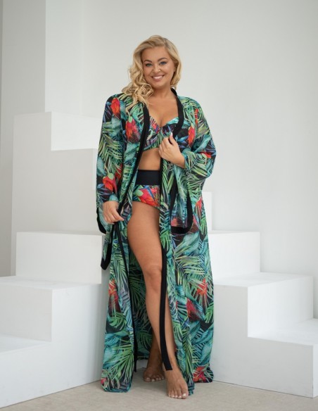Bathrobe plażowy pareo Krisline Jungle