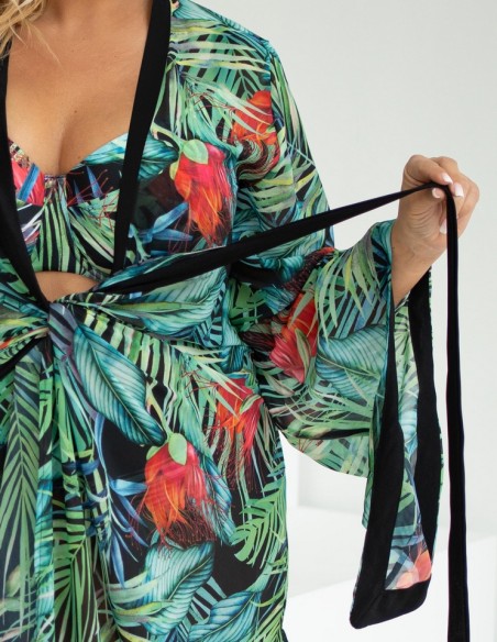 Bathrobe plażowy pareo Krisline Jungle