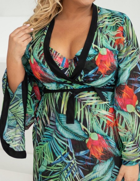 Bathrobe plażowy pareo Krisline Jungle