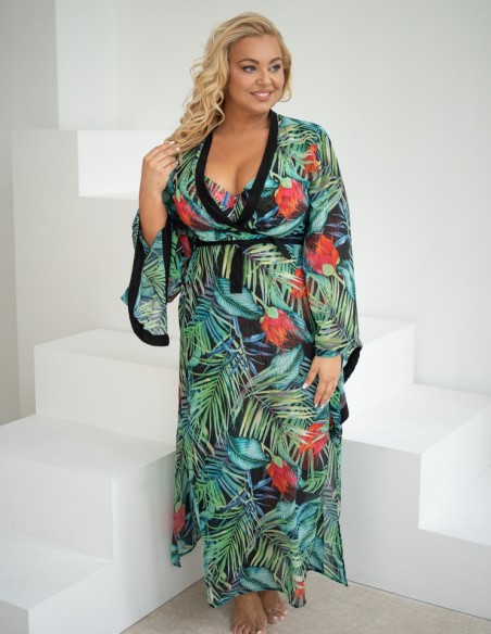 Bathrobe plażowy pareo Krisline Jungle