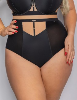 Figi damskie z wysokim stanem Maxi Krisline Simple 