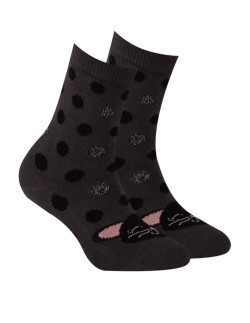 Socks patterned girly 6-11 lat Gatta Wola 2