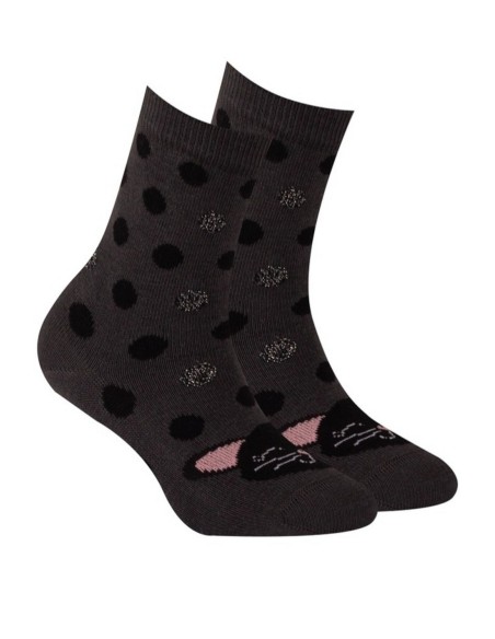 Socks patterned girly 6-11 lat Gatta Wola