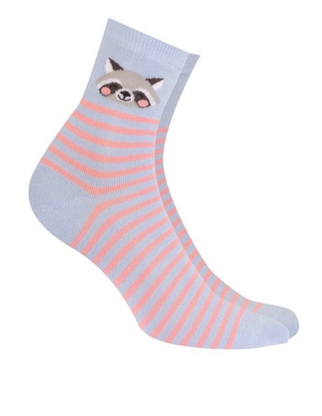 Socks patterned girly 6-11 lat Gatta Wola