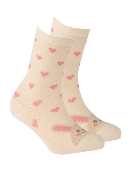 Socks patterned girly 6-11 lat Gatta Wola