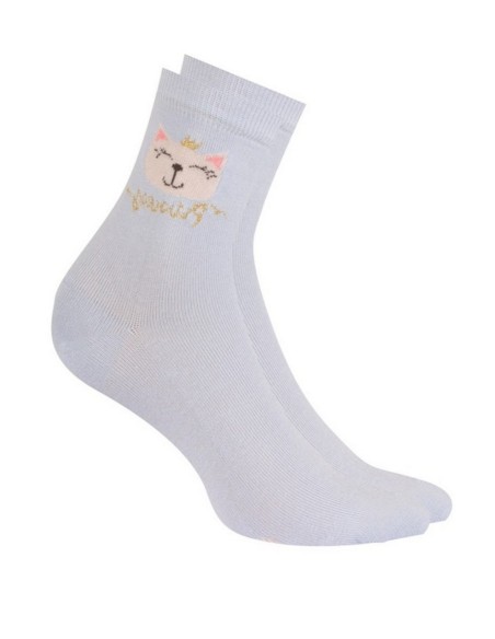 Socks patterned girly 6-11 lat Gatta Wola