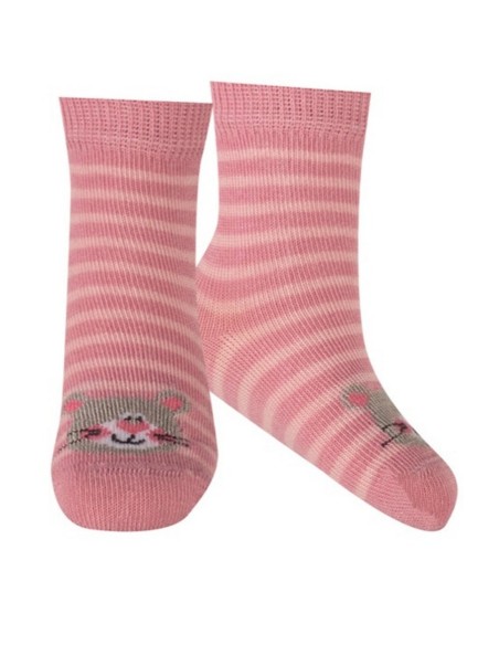 Socks patterned girly 6-11 lat Gatta Wola