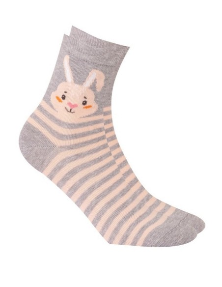 Socks patterned girly 6-11 lat Gatta Wola