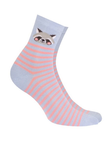 Socks patterned girly 6-11 lat Gatta Wola