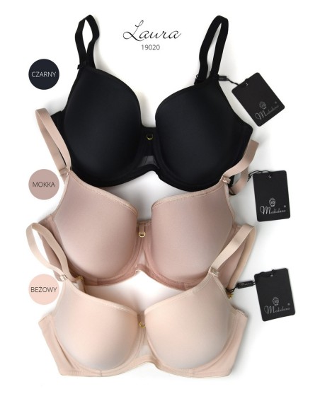Bra gładki spacer Laura Mediolano 19020 beige