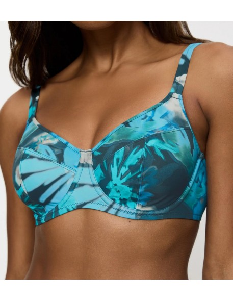 Góra bikini z fiszbinami Triumph Summer Fleur W...