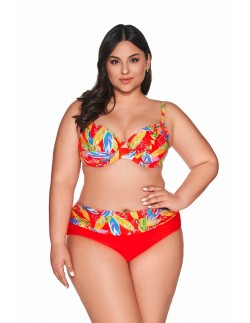 Biustonosz kąpielowy sk 227 vivid orange maxi Ava 2