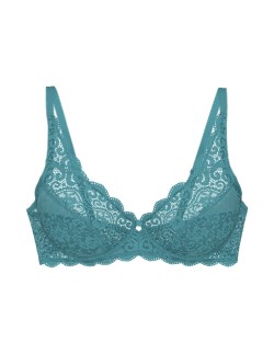 Bra lacy soft Triumph Amourette W quiet turquoise