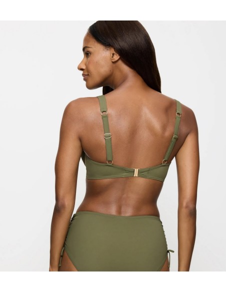 Góra od bikinis with fiszbinami Triumph Summer Twist In 01 sage green