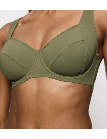 Góra od bikini z fiszbinami Triumph Summer Twist W 01 sage green
