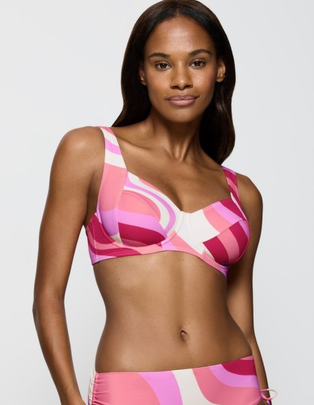 Biustonosz kąpielowy minimizer Triumph Summer Mix & Match W 01 Pt pink