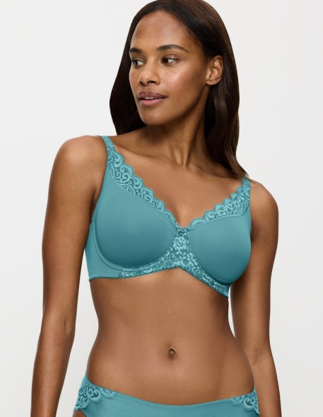 Biustonosz minimizer Triumph Amourette W01 quiet turquoise