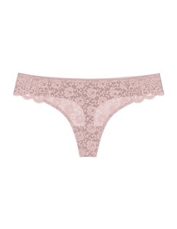 Thongs lace Triumph Amourette Hipster String mauve rose