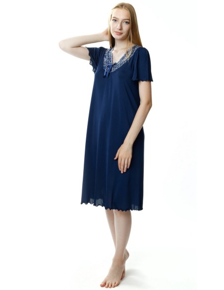 Koszula nocna damska z wiskozy Mewa Doris 6076