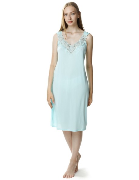 Shirt night women's camisole long, Mewa 4114