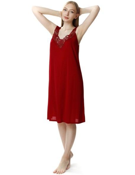 Shirt night women's camisole long, Mewa 4114