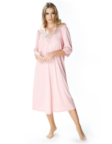 Shirt women's night with short sleeve, Mewa 4133