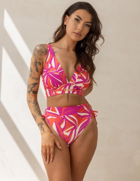 Biustonosz kąpielowy braletka bikini miękki bez fiszbin Krisline Twist 