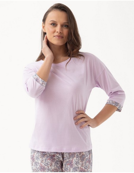 Pajamas 343 3/4 m-2xl women's Luna