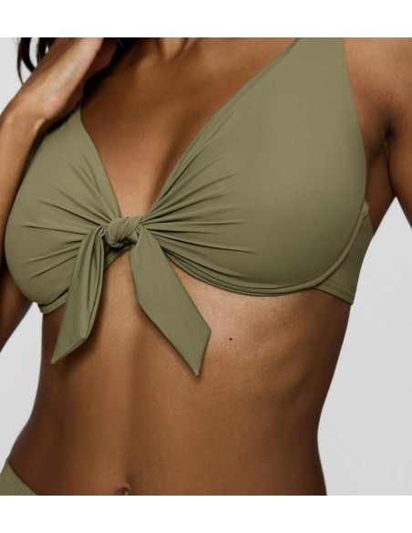 Bra bathing Triumph Summer Twist In sage green