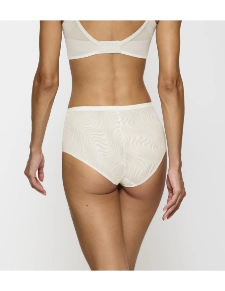 Majtki z wysokim stanem Triumph Shape Smart Ellipse Maxi ecru white