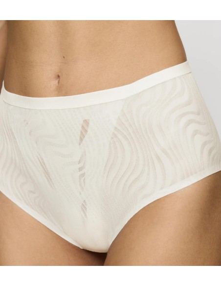 Majtki z wysokim stanem Triumph Shape Smart Ellipse Maxi ecru white