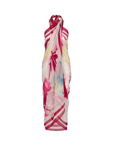 Triumph Beach Mywear Pareo white - pink