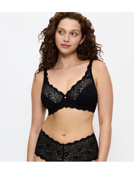 Bra lacy soft Triumph Amourette W black